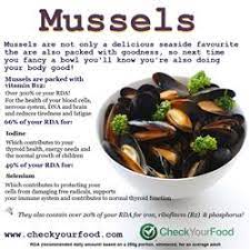 mussels in s nutrition facts