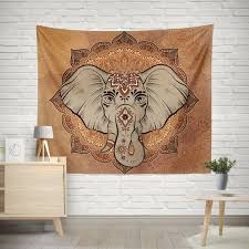 Elephant Tapestry Mandala Tapestry Boho