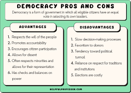26 democracy pros and cons 2023