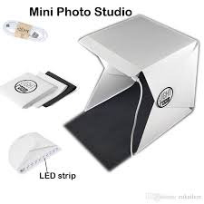 2020 New Mini Lighting Rooom Foldable Lightbox Portable Lighting Room Photo Studios Photography Backdrop Mini Cube Box Led Light Tent Kit From Enkaileer 6 53 Dhgate Com