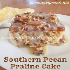 southern pecan praline cake with er