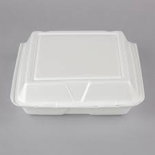 Polystyrene (10.8) a thermoplastic polymer made from styrene monomer used in plastic model kits. Small Medium Large Polystyrene Foam Food Containers Takeaway Box Hinged Lid Bbq