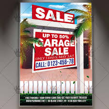 Garage Sale Premium Flyer Psd Template