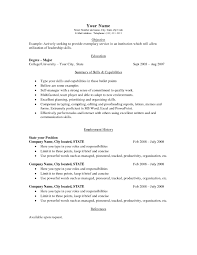 Resume Template Free Easy Sample Basic Resume Templates How To Write