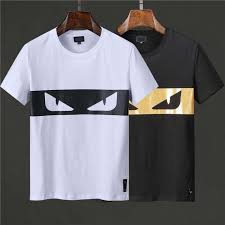 Summer Size M 3xl Fashion Luxury Brand Designer T Shirt Hip Hop Fendl White Mens Clothing Casual T Shirts For Men With A Shirt A Day T Shirt From