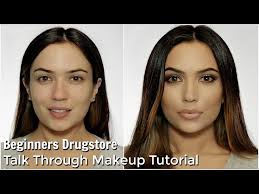 beginners talk through makeup tutorial