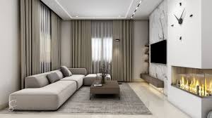the relaxing modern living room tv wall