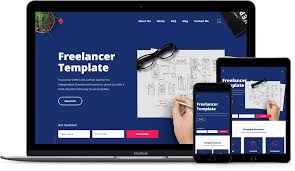 Website Template Like Freelancer Freelancer Designer Html5