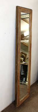Tall Narrow Antique French Panel Mirror