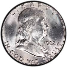 1962 Franklin Half Dollar Values And Prices Past Sales