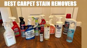 top 5 best carpet stain removers of