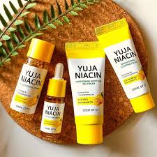 Multifunctional sleeping mask formulated with yuja extract helps achieve a radiant and youthful complexion. Some By Mi Yuja Niacin Brightening Starter Kit Korean Skincare Products Chicsta