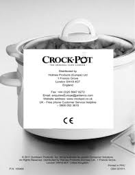 The time required to slow cook a meal on a crock pot's low setting, is roughly 2x the amount of time it takes on the high setting. Crock Pot Sccpqk5025w Instructions For Use Manualzz