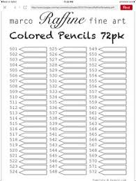 64 All Inclusive Blank Color Chart For Colored Pencils
