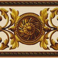 Dundee Deco Damask Gold Scrolls L