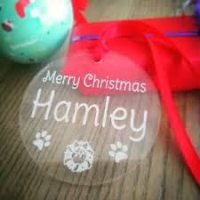 I really enjoyed making these personalized tags and these statement ornaments. Personalised Pet Christmas Tree Bauble Ornament Dog Paw Puppy Memorial Ebay