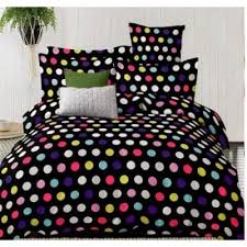 polka dot bedsheets with pillow cases