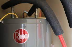 rheem water heater in a clayton home