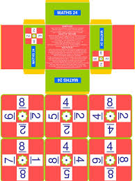 The math 24 card game is a fun game that helps kids practice basic mathematic facts and mental math.the objective of the game is to come up with the number 24 (hence the name math 24). Maths 24 Cards Teaching Mathematics