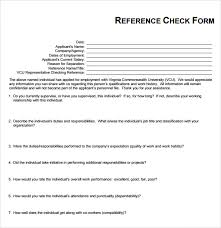 Sample Reference Check Template 14 Free Documents In Pdf Word