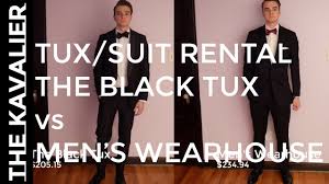 Tux Suit Rental The Black Tux Vs Mens Wearhouse My Experience Review