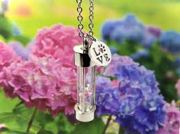pet cremation jewelry urn necklace