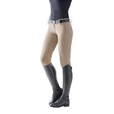 low rise pull on knee patch breech