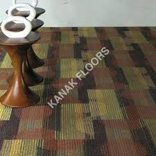 3d finish shaw carpet tiles with pvc