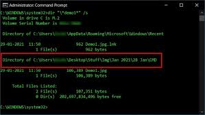 using command prompt in windows 10