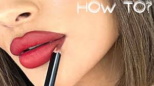 how to fake big lips lip liner