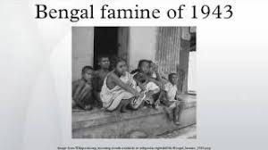 Bengal famine of 1943 - YouTube