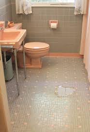 gray bathroom floor
