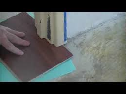 installing laminate floors cutting door