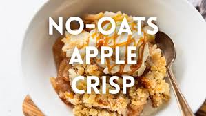 apple crisp without oats easy recipe