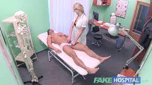 Fake Hospital Fit guy cums over hot blonde nurses tits after fucking her -  RedTube