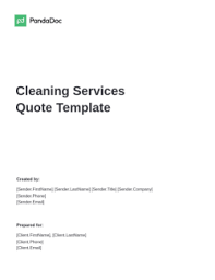 free cleaning service contract template