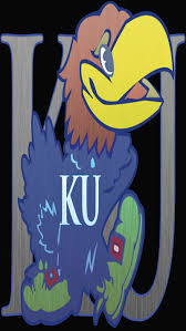 ku black blue jayhawk kansas e