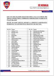Jawaharlal nehru stadium, fatorda, goa. Fc Kerala Here Are The Players Shortlisted For Final Facebook