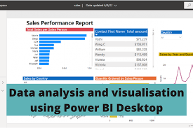 visualisation using power bi desktop