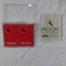 The rook may move as far as it can in a straight line forward, backward and to the side. Parker Brothers Games Vintage 968 Rook Card Game With Official Rules Poshmark