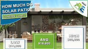 solar patio cover cost 2020 average
