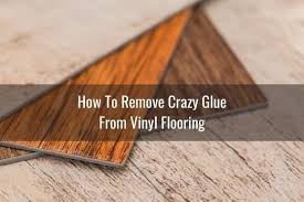 how to remove glue from vinyl floor