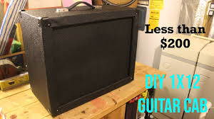 diy 1x12 guitar speaker cabinet for