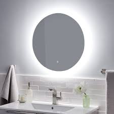 Macmillan Round Led Lighted Mirror Bathroom Mirror Lights