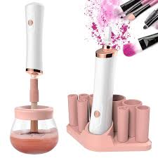 hot electric makeup brush cleaner