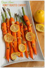 lemon honey ginger carrots with almonds