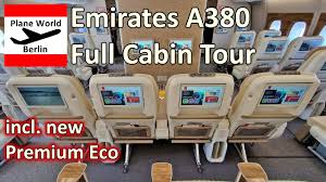 ila 2022 emirates a380 full cabin tour