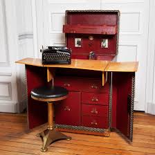 Product title zenstyle folding computer writing desk wood and meta. See Sir Arthur Conan Doyle S Portable Desk Trunk Architectural Digest