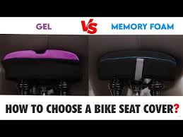 Memory Foam Vs Gel Bike Seat Cushion