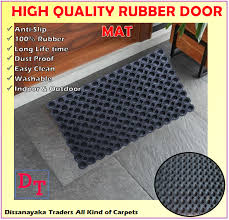 high quality rubber door carpet anti